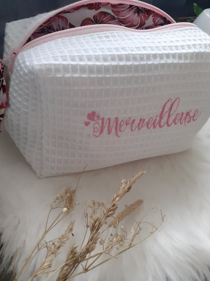 Trousse de toilette "MERVEILLEUSE"