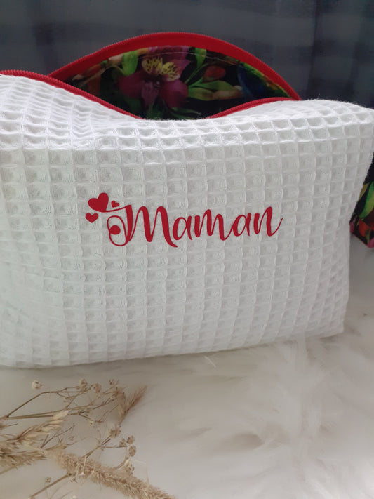 “MOM” toiletry bag