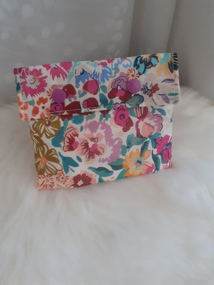 Waterproof case for soap / sanitary towel... Floral, geometric print