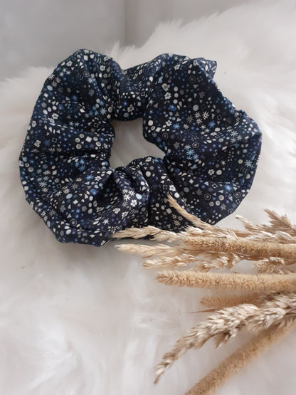 Scrunchie / Chouchou: blue tones