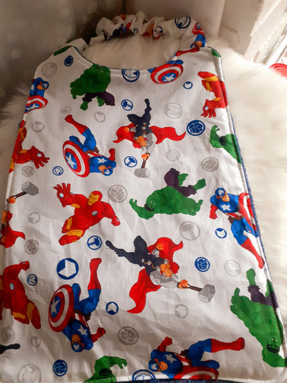 Super Heroes Napkin - Large Bib