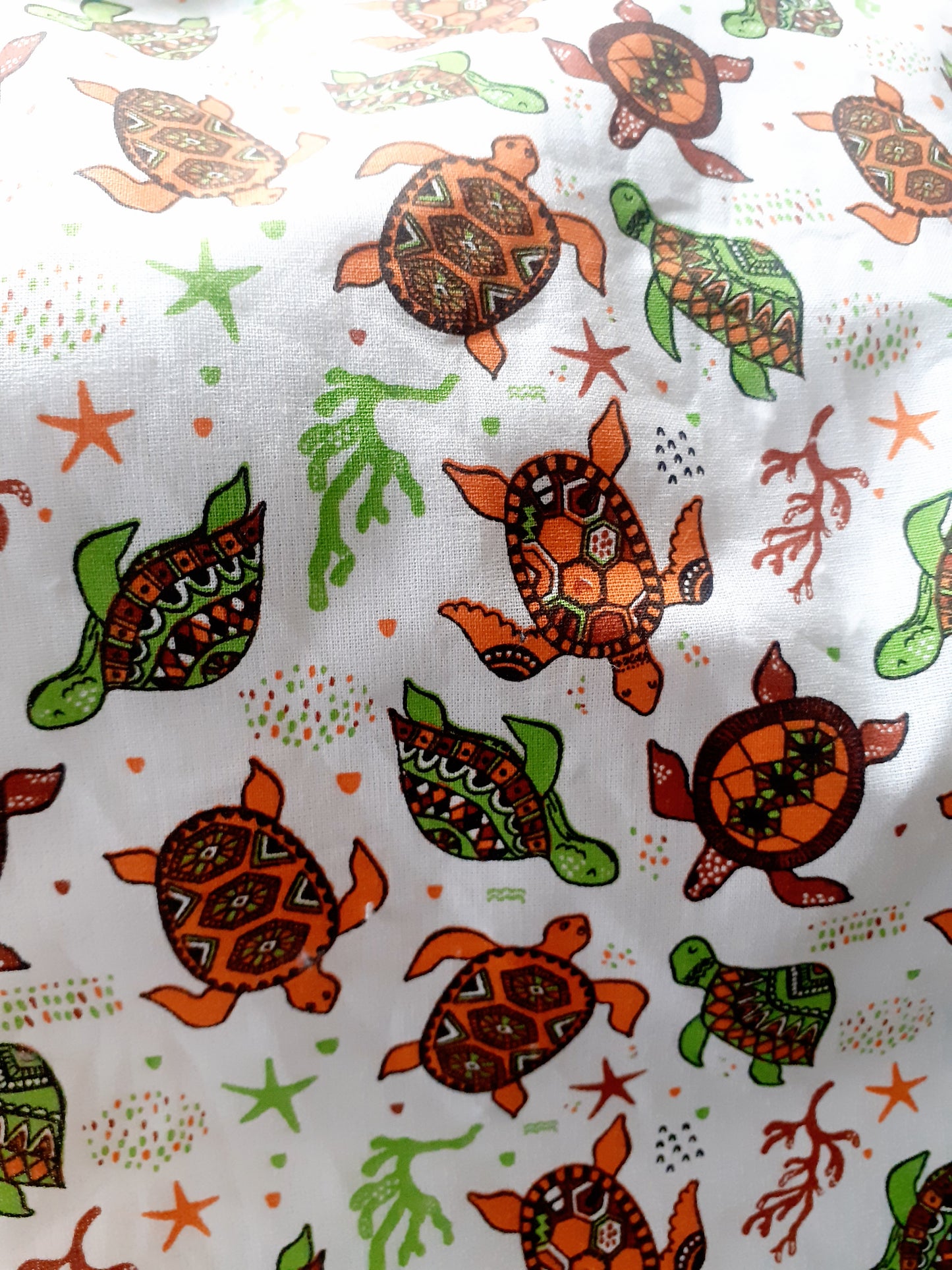 Turtles - Napkin - Large bib