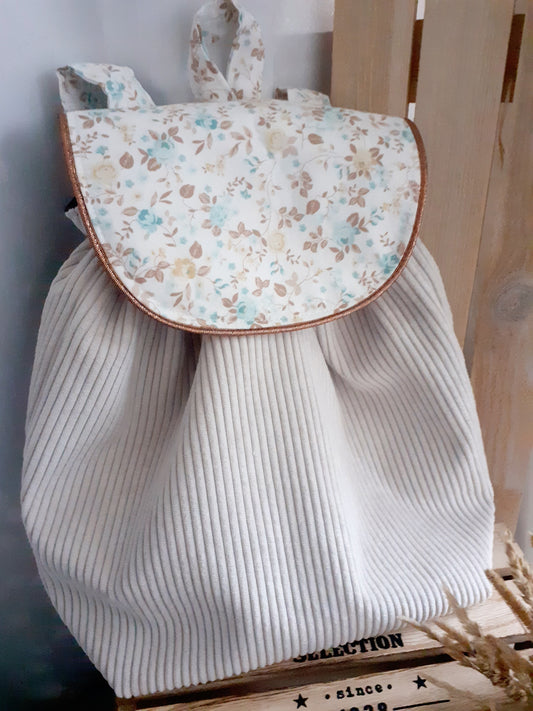 Sac à dos maternelle "Jolies fleurs"