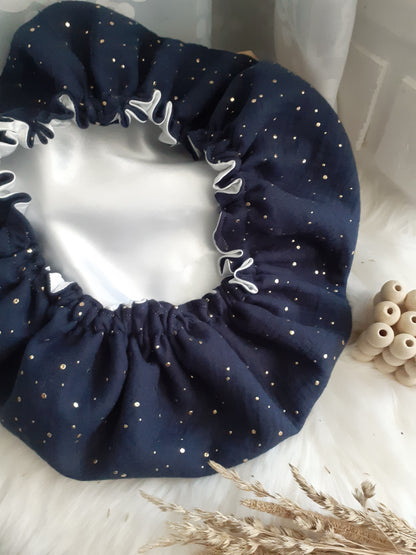 Bonnet de nuit en satin Taille Adulte