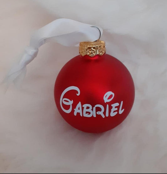 Weihnachtskugel zum Personalisieren 