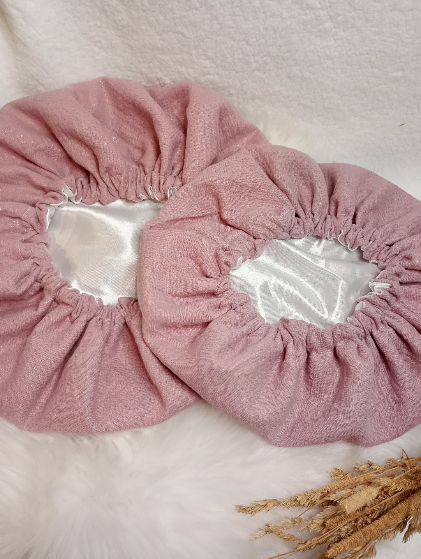 Bonnet de nuit en satin Taille Enfant