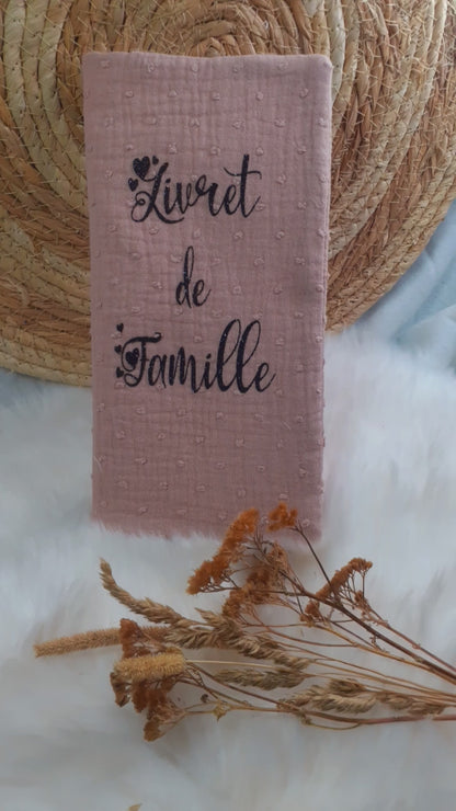 Protège livret de famille / Idée cadeau naissance