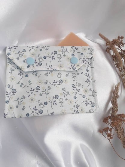 Waterproof case for soap / sanitary towel... Floral, geometric print