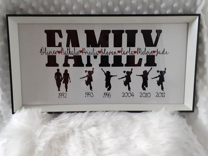 Personalized "Family" frame