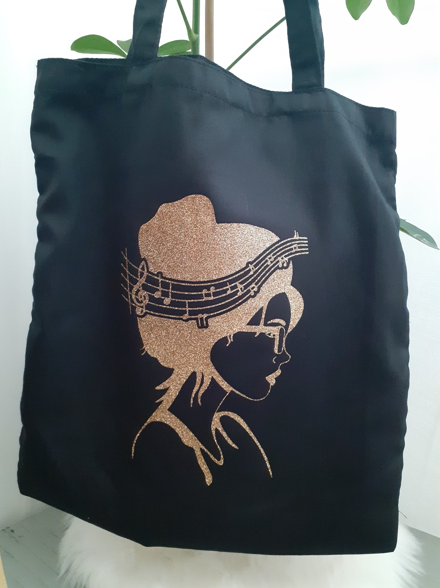 Tote bag, sac en coton "En avant la musique"