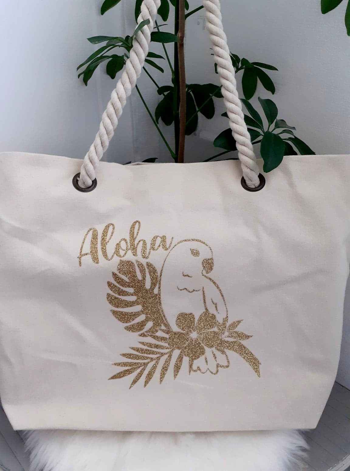 Tote bag - beach bag "Aloha" 