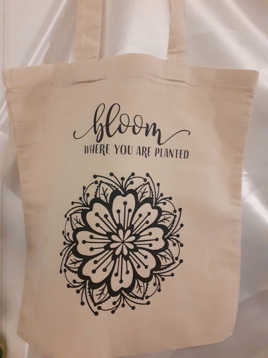 Tote bag, cotton bag "Bloom"