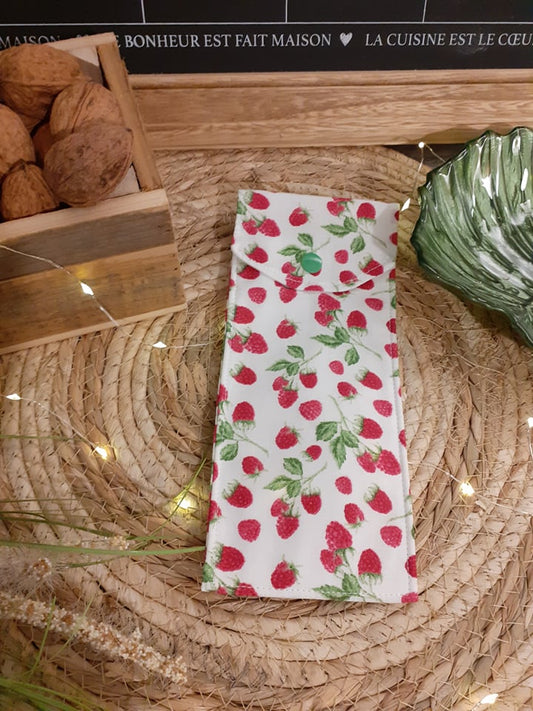 Framboises - Etui pour brosse à dents