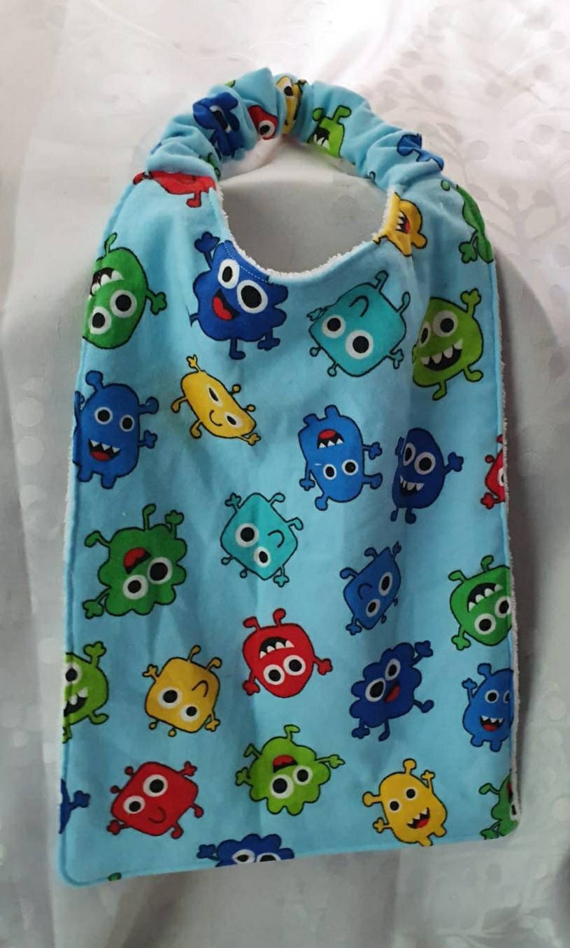 Little Monsters Napkin - Large Bib