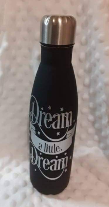 “Dream a little dream” insulated bottle