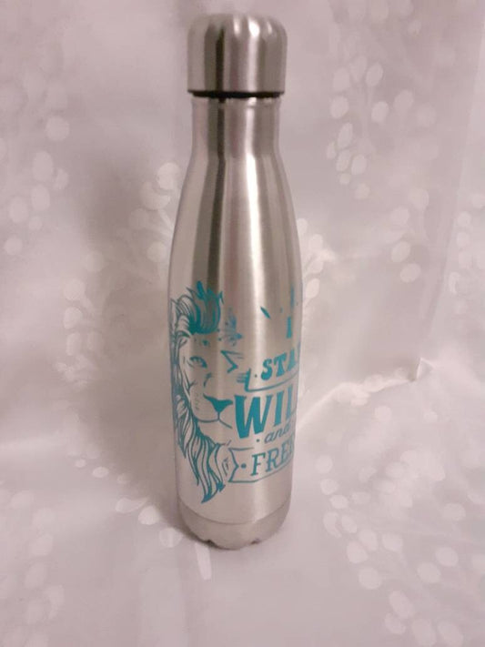 Isolierflasche „I Stay wild and free“.