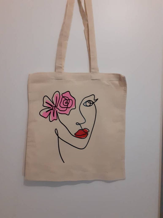 Tote bag, cotton bag "Silhouette"