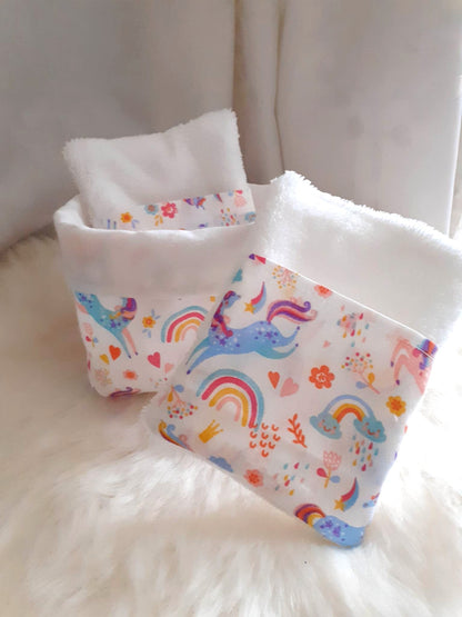 Basket for washcloths - Customizable