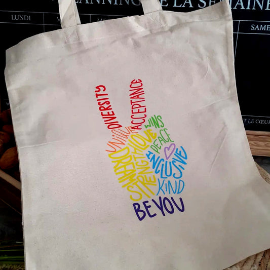 Tote bag, cotton bag "Peace"