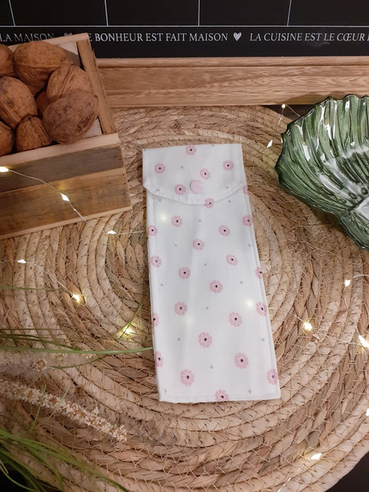 Petites fleurs roses - Etui pour brosse à dents