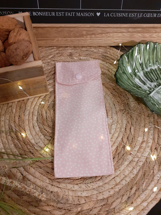 Poudre rose- Etui pour brosse à dents